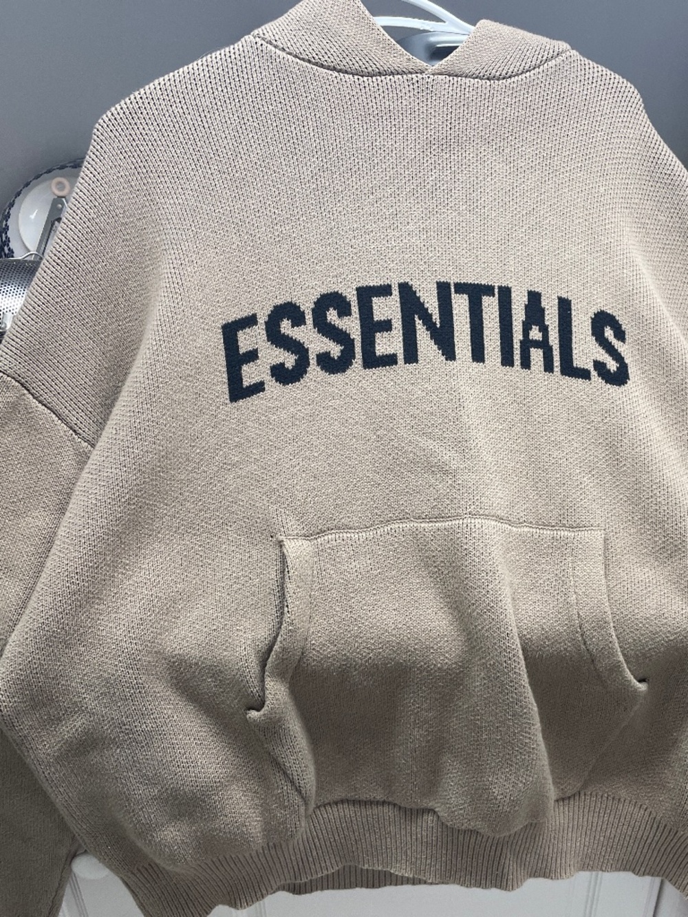 Essentials knit hoodie